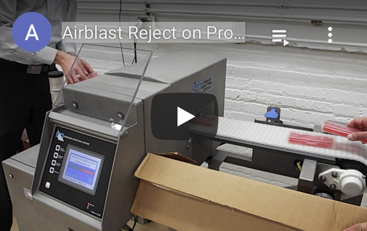 Airblast Reject on ProScan Conveyor