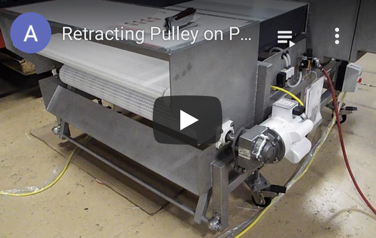 Retracting Pulley on ProScan Conveyor