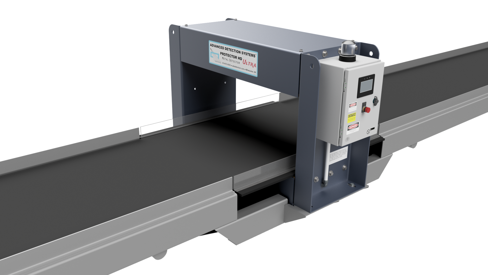 SurroundScan Protector HD Ultra Total System Configuration on Flat Belt Conveyor