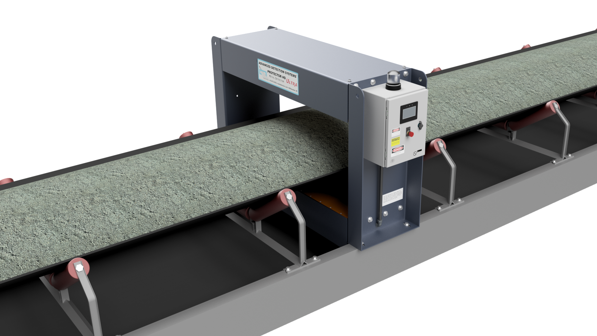 SurroundScan Protector HD Ultra Total System Configuration on Trough Belt Conveyor